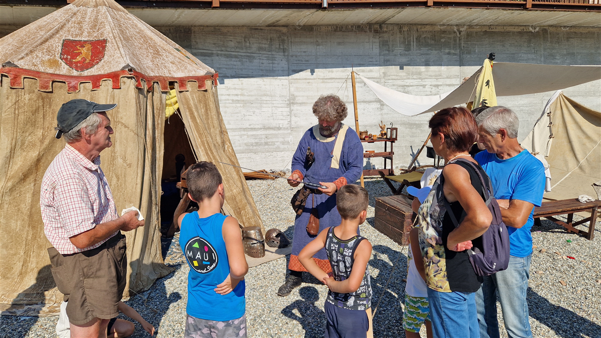 Accampamento in Cascina Bo