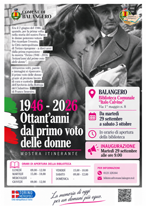 1946-2026: Ottant'anni dal primo voto delle donne