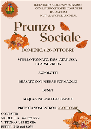 Pranzo sociale