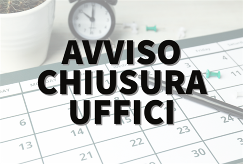 Reperibilità Ufficio dello Stato Civile - 16 agosto 2026